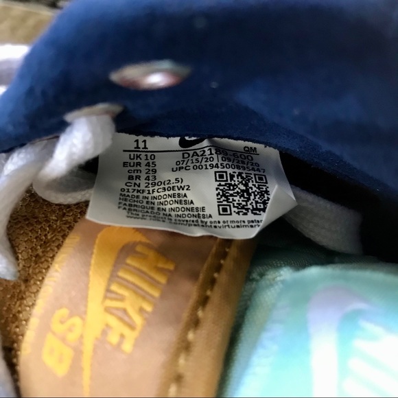 Nike SB Zoom Blazer Mid Edge Team Red Skate Shoes - Picture 10 of 12